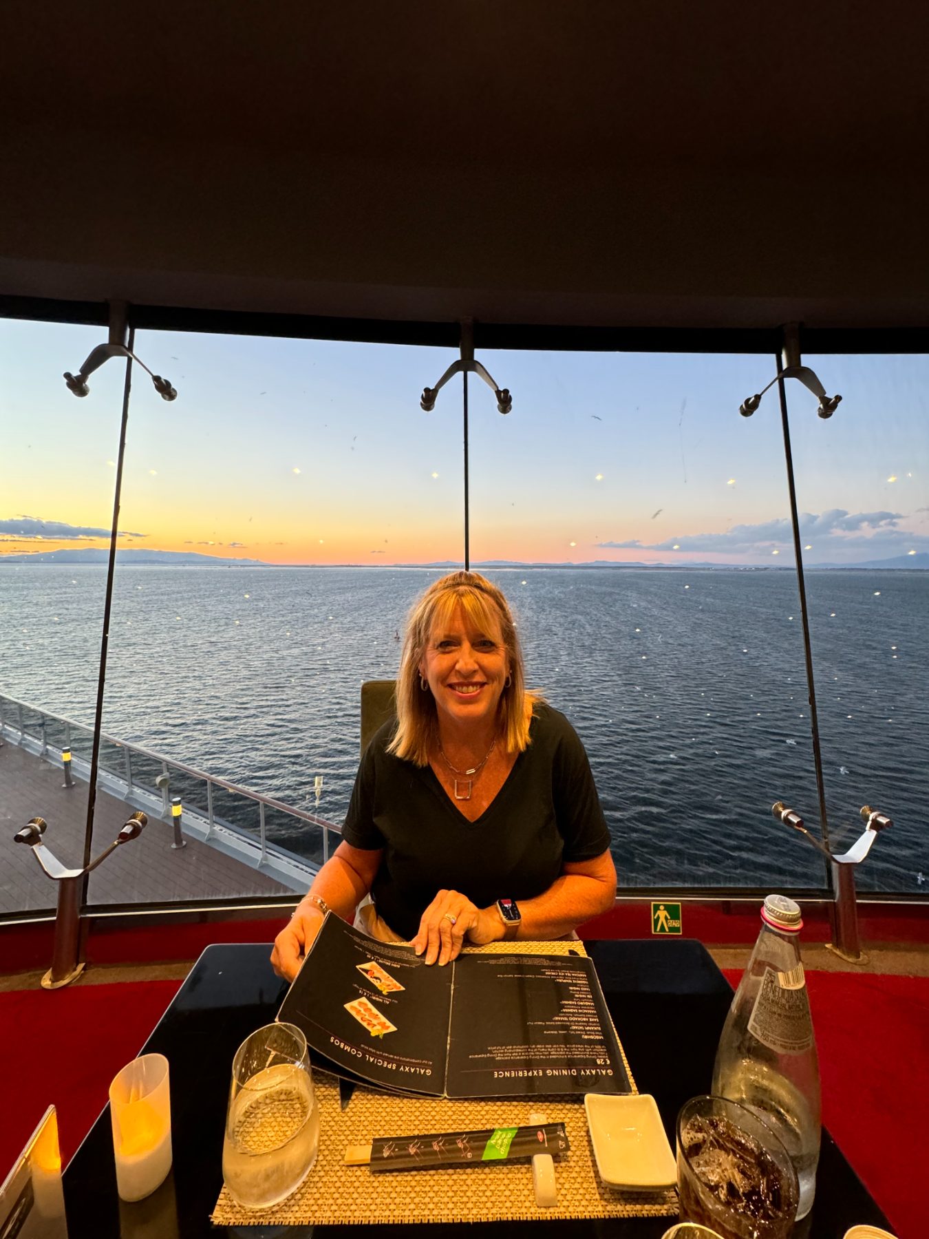 Somewhere at sea