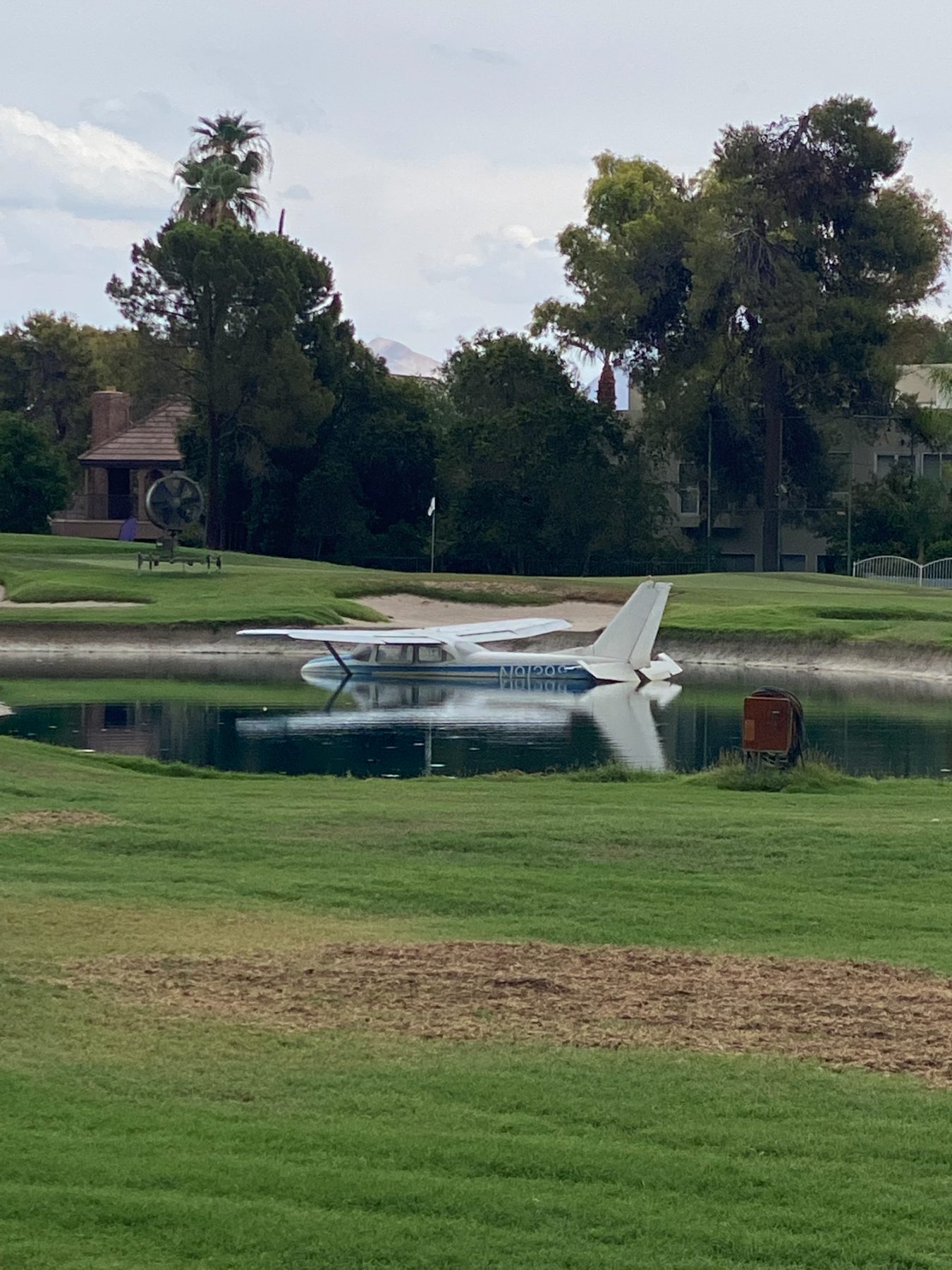 A Cessna in the hazard. No drop area covers this.