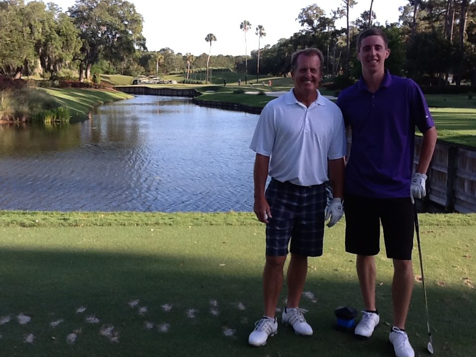 With Dad